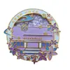Ímãs de Geladeira Metálicos Personalizados para Turismo Urbano na China, Lembranças de Campus, Presentes Culturais e Criativos, e Ímãs de Geladeira Personalizados