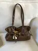 Nova Bolsa de Ombro Retrô Outono/Inverno 2025 Textura de Alta Qualidade Bolsa de Axila Estilo Estrangeiro Versátil Moda Bolsa Tote para Trabalho para Mulheres
