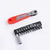 Destornillador de Mini Trinquete de 36 Dientes para Espacios Pequeños, Herramienta de Llave Destornillador de Esquina en Forma de L Bidireccional Avance y Retroceso