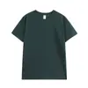 Camiseta Masculina de Secagem Rápida com Tecnologia CoolMax 220g Algodão Penteado Marca Japonesa Streetwear Cor Sólida Camiseta Básica Casual