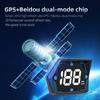 HUD Universal display de cabeça, velocímetro de carro de modo duplo GPS Beidou, projeção de alta definição, interface OBD, alarme de excesso de velocidade, estilo minimalista