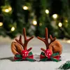 Diademas y Pasadores Decorativos Navideños Transfronterizos Temática de Muñeco de Nieve Navideño con Astas Diademas con Astas Disfraces Festivos Infantiles Diademas con Astas