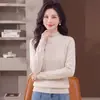 El suéter de primavera, otoño e invierno para madre es elegante y adelgazante, una camiseta básica para 2026, suéter de moda de talla grande para mediana edad y personas mayores, rejuvenecedor y versátil