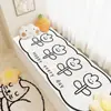 Alfombrilla para Ventana Saliente de Dormitorio Principal de Celebridad de Internet de Dibujos Animados Decoración de Habitación de Princesa Alfombrilla de Balcón Universal para Cuatro Estaciones Alfombrilla de Cachemira Absorbente para Ventana Saliente