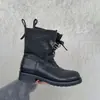 Versión de cuero suave~hebilla de cinturón retro botas cortas de caballero tacón grueso botas de vaquero occidentales para mujer punta redonda ajustadas botas cortas de motocicleta