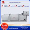 Manual pequena máquina de pré-fritura de carne crocante controle automático de temperatura equipamento de fritura 304 aço inoxidável pré-fritura máquina de fritura automática
