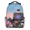 3D Novo Produto Jogo Universo Robô Astro Bot Estampa Total Faça Você Mesmo Mochila Escolar Mochila Estudante