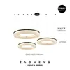 Estilo Italiano Minimalista Todo Cobre Gama Alta Lujo Ligero Lámpara de Araña para Sala de Estar Lámpara de Techo Atmosférica para Vestíbulo de Villa Lámparas Postmodernas para Dormitorio