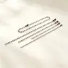 Cadena de Cuentas Blancas K Ecológica, Cadena de Cuentas Guka, Etiquetas para Bolsos y Ropa, Etiquetas para Zapatos, Etiquetas de Cadena, Cadena de Cuentas Redondas Multiespecificación, Fabricante de Cadenas