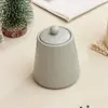 Adornos de Contenedor de Aromaterapia Hechos a Mano DIY Transfronterizos con Tapa Tarro de Almacenamiento Tarro de Cerámica de Alto Valor para Velas Personalización