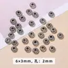 Acessórios de Joias Artesanais DIY de Liga Xizang Prata Martelada Contas Redondas Contas Soltas Espaçadores de Pulseira Anéis Redondos Pequenos Pingentes Venda por Atacado