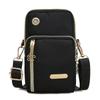 Bolsa multifuncional para celular nova bolsa de ombro feminina à prova d'água multicamadas carteira de armazenamento de cartão-chave bolsa de presente