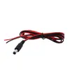 Cable de Alimentación CC de 1 m CC 5.5*2.1 Cobre Puro Cable de Video para Afinación Cámara de Visión Trasera Monitor Cable Universal