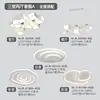 Lustre Minimalista para Restaurante Designer Combinação Criativa Lâmpadas para Sala de Jantar Pós-moderno Simples Mesa de Jantar Bar Lâmpadas LED