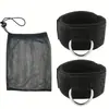 Tornozeleira para powerlifting, esportes e fitness, treinamento de força para quadril e pernas, tornozeleira para powerlifting, atacado direto do fabricante