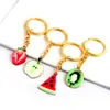Pingente Kiwi Chaveiro de Fruta Morango Fruta Fresca Popular de Verão Lote Misto Pingente Chaveiro de Maçã