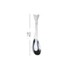 Aço Inoxidável 304 Colher de Chá com Formato de Cauda de Peixe Doméstica Colher de Arroz Embossada Colher de Sopa de Alto Valor Colher Criativa para Sobremesa
