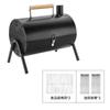 Forno Externo Conveniente Churrasqueira a Carvão Doméstica Portátil Churrasqueira Dupla Face Acampamento ao Ar Livre Forno com Chaminé para Kebab
