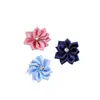 Flor de Nueve Puntas de 3 cm con Pedrería, Exquisito Accesorio para el Cabello Estilo Coreano, Decoración para Sombrero, Accesorios de Manualidades, Juguete, Zapato y Decoración de Sombrero