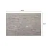 Porta-copos de mesa de jantar de luxo simples e elegante, à prova d'água, à prova de óleo, resistente ao calor, lavável, porta-copos de PVC para hotel