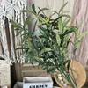 Planta Artificial de Folha de Oliveira Floresta-Estilo Arranjo para Corredor de Casamento Decoração com Flores Adereços para Fotografia de Casamento