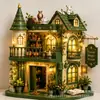 Novo Ornamento Criativo de Cabine de Canto Mágico de Madeira Cena em Miniatura Pode Ser Usado para Decoração de Casa Presente de Mesa