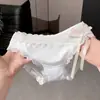 Roupa Íntima de Cetim com Renda Pure Desire para Mulheres Sexy Fina Respirável de Alta Qualidade Toque de Luxo Não Marca Confortável Tanga Triângulo Cintura Baixa