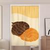 Cortina de Puerta Estilo Perezoso con Temática de Gato Estilo Ins para Dormitorio, Habitación, Divisor de Sala de Estar, Cortina Colgante de Cocina, Media Cortina Divisoria de Baño