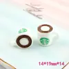 Funda para Teléfono Móvil Taza de Café Pegamento de Crema Adornos de Bebida en Miniatura Botella de Paisaje Accesorios Micro Accesorios de Resina para Bricolaje Venta al por Mayor