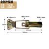 Fornecimento spot acessórios de ferragem para sofá dobradiça flor de ameixa fivela de abalone fivela de posicionamento fivela de sofá e outros conectores de móveis