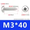 Fabricante de Fijaciones de Tornillo de Acero Inoxidable 304 Tornillos Autorroscantes de Cabeza Panorámica Phillips Pa Tornillos Autorroscantes de Cabeza Redonda M3