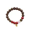 BestsellerPulsera de Perlas con Fragancia Herbal, Pulsera Antigua Hecha a Mano con Diseño de Madera Aromática, Venta al por Mayor de Fábrica