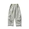 Yidao Vintage Otoño Nuevo Estilo Estilo Montaña Color Bloque Exterior Funcional Sueltos Pantalones de Trabajo Pareja Senderismo Pantalones Casuales