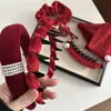 Diadema Roja de Atmósfera de Año Nuevo con un Toque de Lujo, Diadema de Borde Ancho, Exquisito Pasador Triangular para la Parte Trasera de la Cabeza, Accesorio para el Cabello para Mujeres