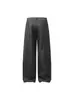 Pantalones Casuales de Pierna Ancha Nanxia Pantalones Largos Rectos Holgados para Hombre Pantalones de Vestir Versátiles Retro Estilo Old Money Pantalones Plisados para Hombre