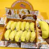 Juguete de PU de rebote lento con forma de fruta de durián para aliviar el estrés, juguete de broma, juguete de apretar de durián al por mayor