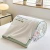 Dormitorio Estudiantil Tipo Fibra de Soya Cuerda de Cáñamo Colcha de Verano Lavable a Máquina Colcha Delgada para Niños Colcha de Verano para Aire Acondicionado