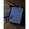 Sem costura! Outono e Inverno Gola alta masculina Malha de Caxemira Linha Única Pronto para Vestir Versátil Malharia Malharia Caxemira
