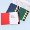Cuaderno de Espiral Ondulado de Papel Kraft para Negocios Bloc de Notas para Reuniones Bloc de Notas Creativo Set de Notas Adhesivas Personalización