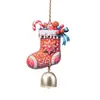 Homem de Gengibre de Natal Sino Pingente Papai Noel Pequeno Enfeite Decoração de Árvore de Natal Pingente de Decoração de Natal