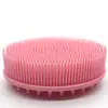 Escova de Banho de Silicone Mais Vendida Internacionalmente Limpeza de Banho Artefato para Esfoliar as Costas Banho de Bebê Massagem Suave Shampoo para Banho