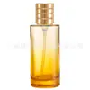 Botella de Vidrio Redonda Recta de Fondo Grueso Forro Gradiente Amarillo 30G15Ml20Ml30Ml40Ml80G Set Stock Disponible Fabricante