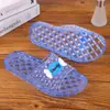 Pantuflas de Verano para Mujer con Cristal para Baño Hogar Interior de Plástico Gelatina Antideslizantes Transparentes Desodorantes Sandalias para Mujer