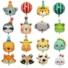 Globos Flotantes de Papel de Aluminio con Forma de Animales Lindos de Dibujos Animados para Decoración de Fiestas de Cumpleaños Infantiles Accesorios Venta al por Mayor