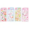 Pegatinas de Huella de Gato Squishy para Aliviar el Estrés, Pegatinas de Burbujas 3D en Relieve para Niños, Pegatinas Decorativas para Teléfono DIY, Pegatinas de Melocotón