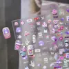 Adesivos de Unhas com Relevo Tomoni Estilo Ins Popular Sexy Doce Cool Adesivos de Unhas Pensamentos de Menina Acessórios de Nail Art