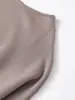 Exportación Transfronteriza Otoño e Invierno 2025 Nuevo Estilo Cuello de una Sola Línea Manga Larga Holgado y Versátil Color Sólido Suéter de Punto Pulóver para Mujer