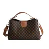 Bolsa Transversal Transfronteiriça Nova 2025 Moda Color-Blocking Tendência Bolsa de Mão Design Simples Estilo Coreano Outono e Inverno Bolsa de Ombro