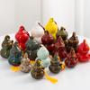 Frasco de Cerámica con Forma de Calabaza para Té Pequeño Creativo Mini Sellado Universal Portátil Frasco de Empaque para Polvos Pastillas Ungüentos