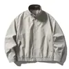 Chaqueta retro de color block con solapa estilo japonés Rumeng, una prenda elegante y genial tanto para hombres como para mujeres, perfecta para otoño, con corte holgado y un diseño versátil y casual que encarna la estética "old money".